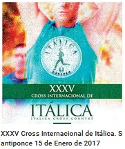 XXXV Cross Internacional de Itálica. Santiponce 15 de Enero de 2017