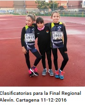 Clasificatorias para la Final Regional Alevín. Cartagena 11-12-2016