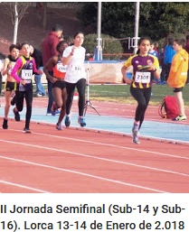 II Jornada Semifinal (Sub-14 y Sub-16). Lorca 13-14 de Enero de 2.018