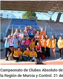 Campeonato de Clubes Absoluto de la Región de Murcia y Control. 21 de Enero de 2018, Murcia