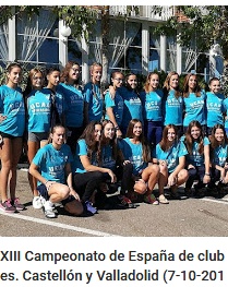 XIII Campeonato de España de clubes. Castellón y Valladolid (7-10-2017)